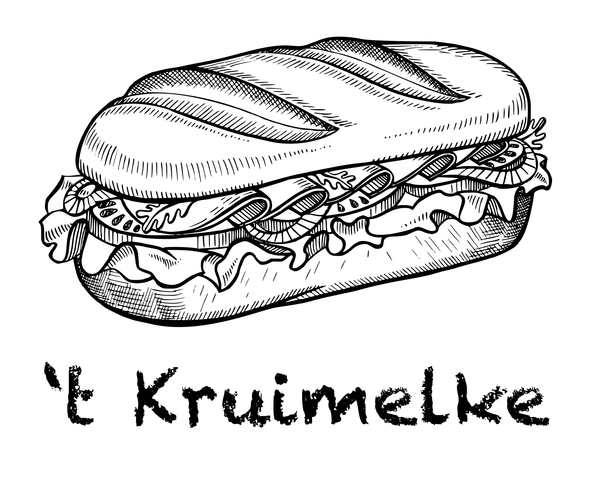't Kruimelke in Dessel is een broodjesbar met vers gemaakte broodjes, ontbijtmanden, koude smoskes, warme smokes, verse soep, koude schotels, verse pasta en veel meer. Broodjesbar 't Kruimelke in de Kolkstraat 14 te Dessel. Onder leiding van zaakvoerders Gert en Kristien. Deze broodjesbar in de buurt is dagelijks open.